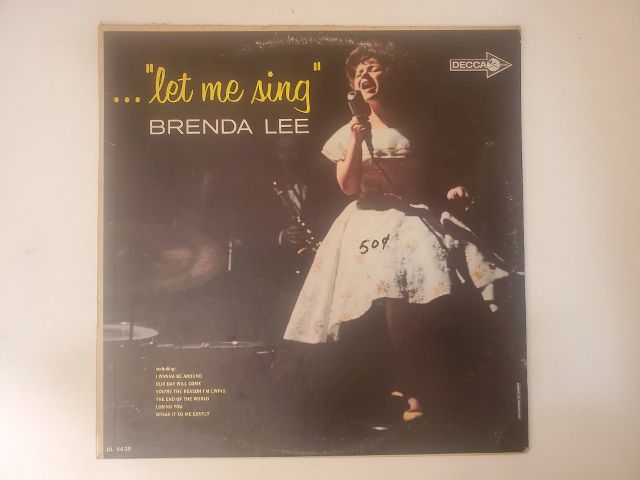 Brenda Lee Let Me Sing vinyl record