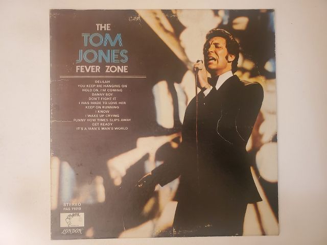 Tom Jones Fever Zone vinyl record