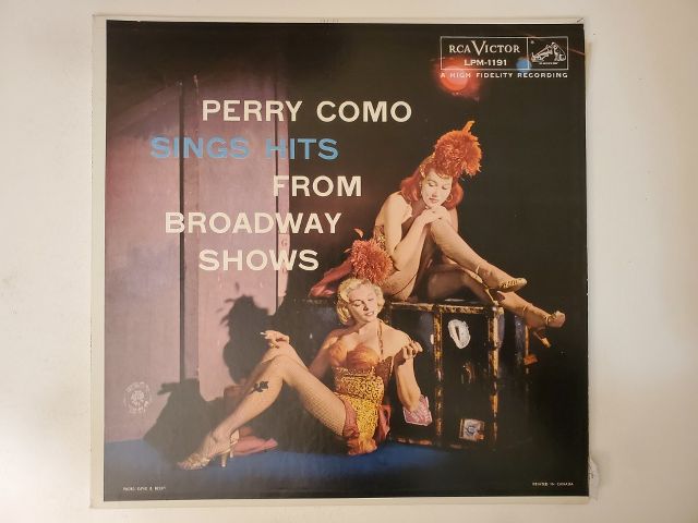Perry Como Sings Hits from Broadway Shows vinyl record