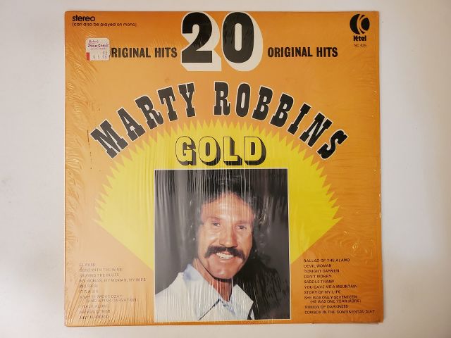 Marty Robbins 20 Original Hits vinyl record