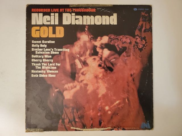 Neil Diamond Gold vinyl record