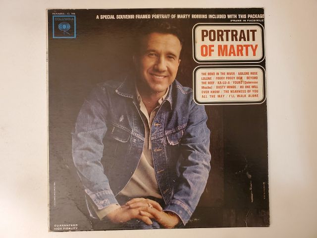 Marty Robbins Portrait of Marty vinyl record
