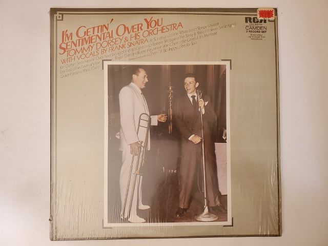 Tommy Dorsey & His Orchestra with vocals by Frank Sinatra I'm Gettin' Sentimental Over You vinyl record