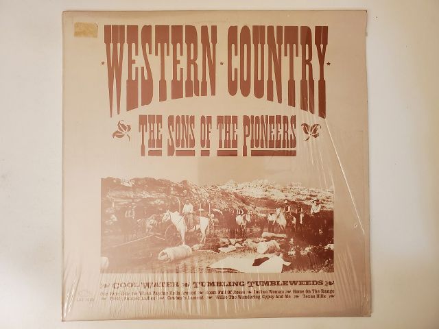 The Sons of the Pioneers Country & Western vinyl record