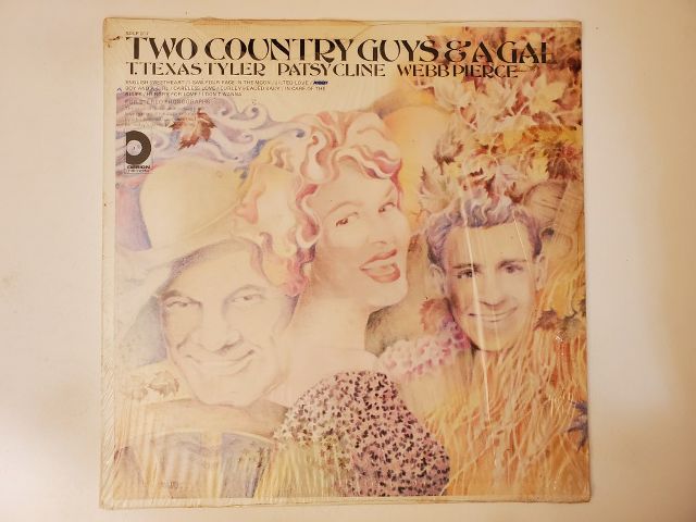 T. Texas Tyler, Patsy Cline, Webb Pierce Two Country Guys & A Gal vinyl record