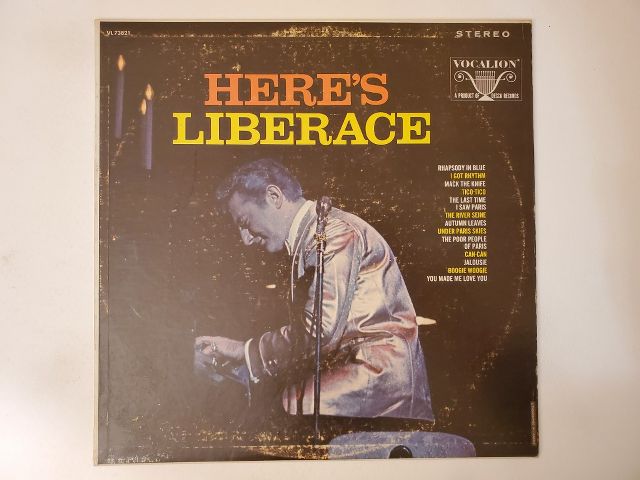 Liberace Here's Liberace vinyl record