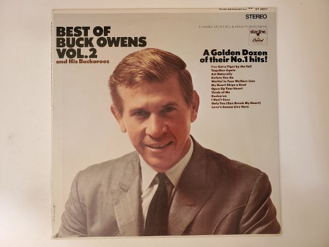Buck Owens and His Buckaroos Best of Buck Owens Vol. 2 vinyl record