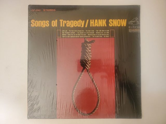 Hank Snow Songs of Tragedy vinyl record