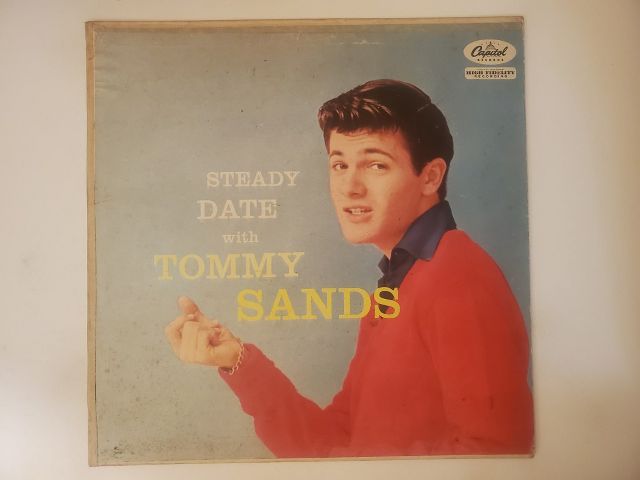 Tommy Sands Steady Date with Tommy Sands vinyl record