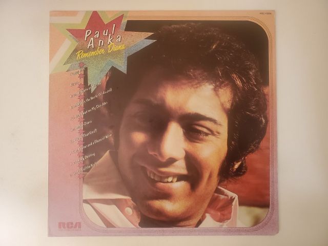 Paul Anka Remember Diana vinyl record