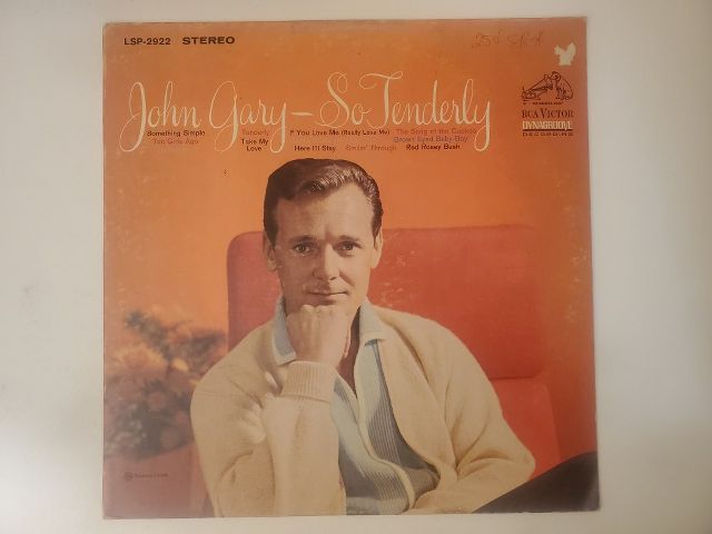 John Gary So Tenderly vinyl record