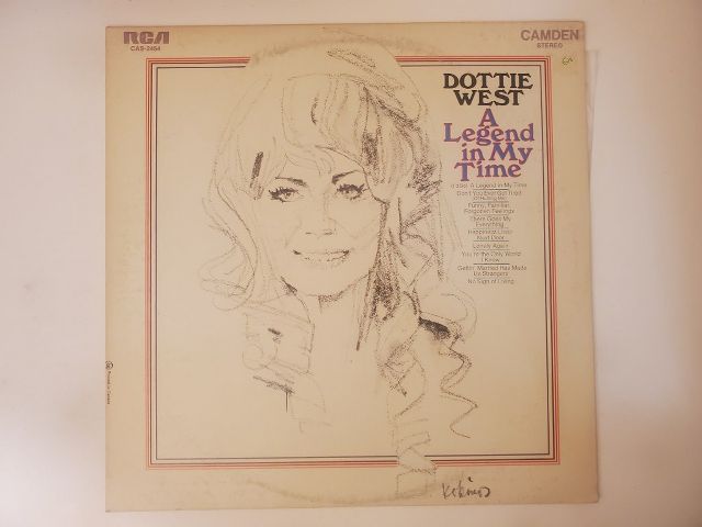 Dottie West A Legend in My Time vinyl record