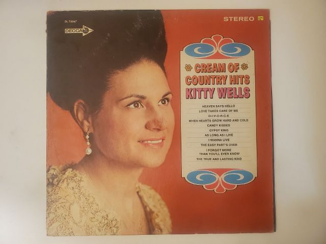 Kitty Wells Cream of Country Hits vinyl record