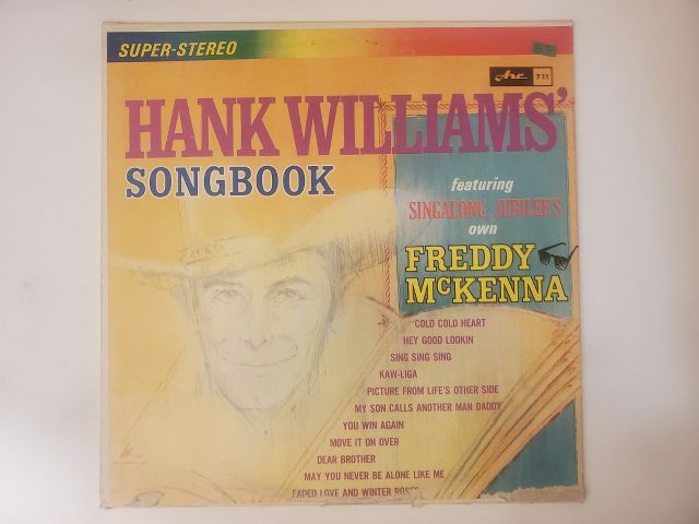 Freddy McKenna Hank Williams' Songbook vinyl record
