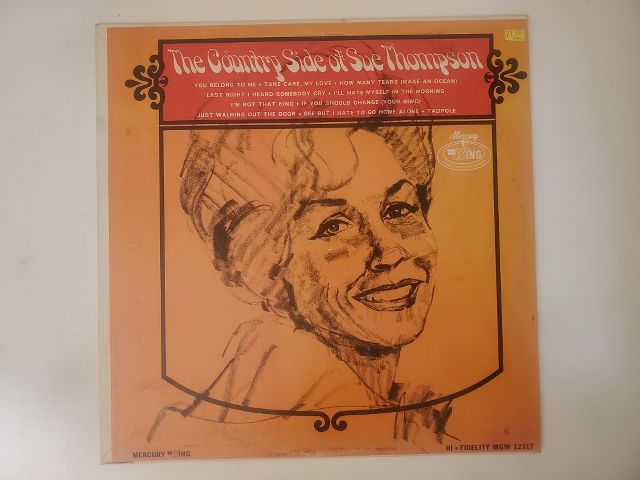 Sue Thompson The Country Side of Sue Thompson vinyl record