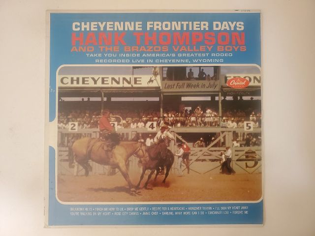 Hank Thompson and the Brazos Valley Boys Cheyenne Frontier Days vinyl record