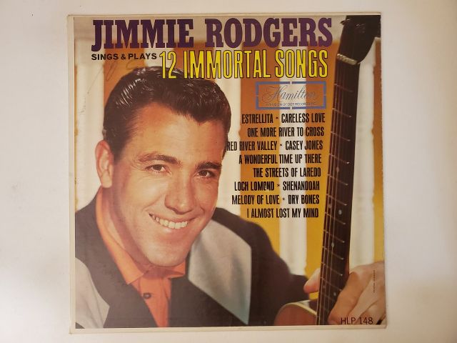 Jimmie Rodgers 12 Immortal Songs vinyl record