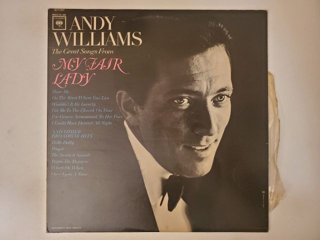 Andy Williams The Great Songs From My Fair Lady vinyl record