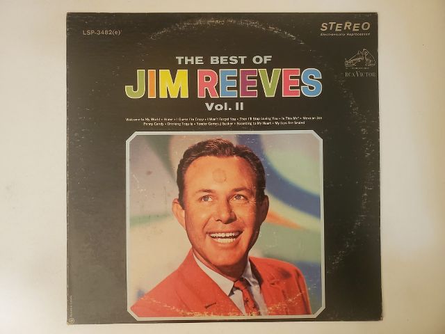 Jim Reeves The Best of Jim Reeves Vol. II vinyl record