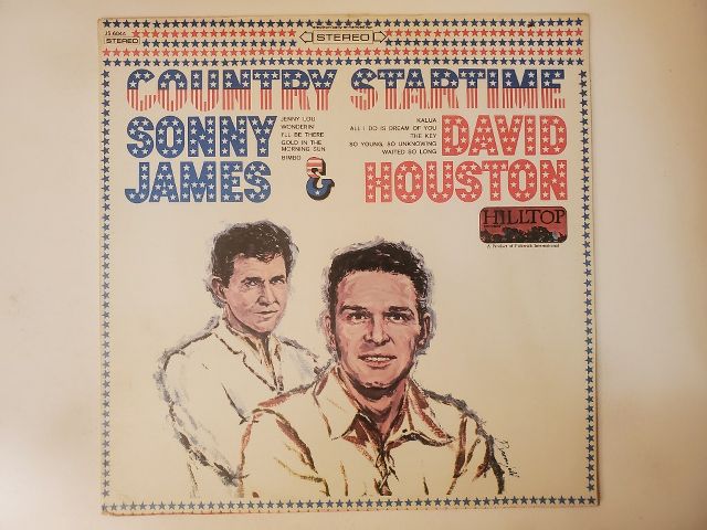 Sonny James & David Houston Country Startime vinyl record