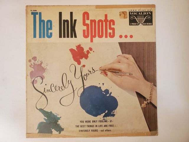 The Ink Spots Sincerely Yours vinyl record