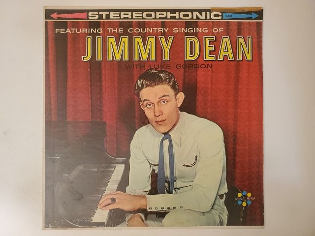 Jimmy Dean Featuring the Country Singing of Jimmy Dean with Luke Gordon vinyl record