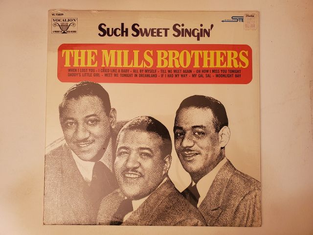 The Mills Brothers Such Sweet Singin' vinyl record