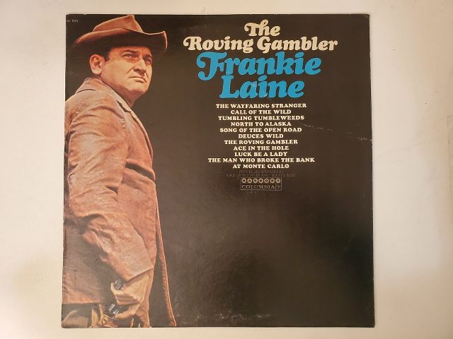Frankie Laine The Roving Gambler vinyl record