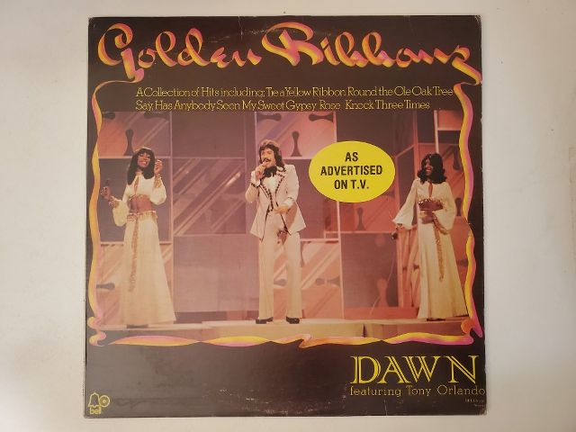 Dawn featuring Tony Orlando Golden Ribbons vinyl record