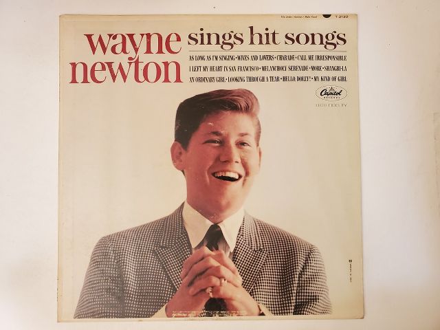 Wayne Newton Sings Hit Songs vinyl record