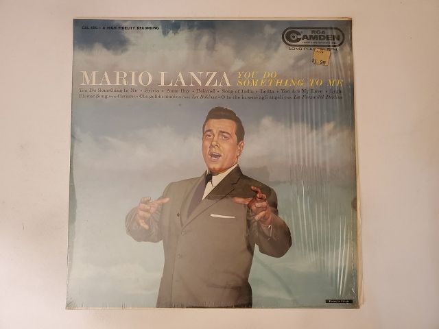 Mario Lanza You Do Something to Me vinyl record