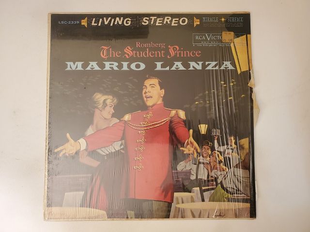 Mario Lanza The Student Prince vinyl record