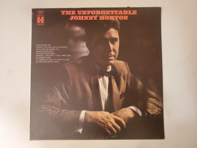 Johnny Horton The Unforgettable Johnny Horton vinyl record