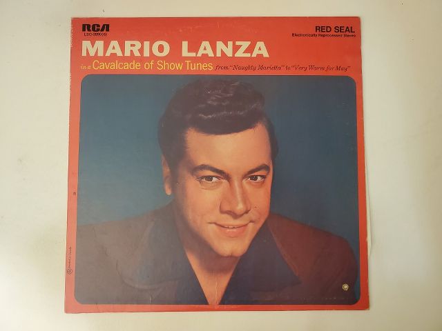 Mario Lanza A Cavalcade of Show Tunes vinyl record