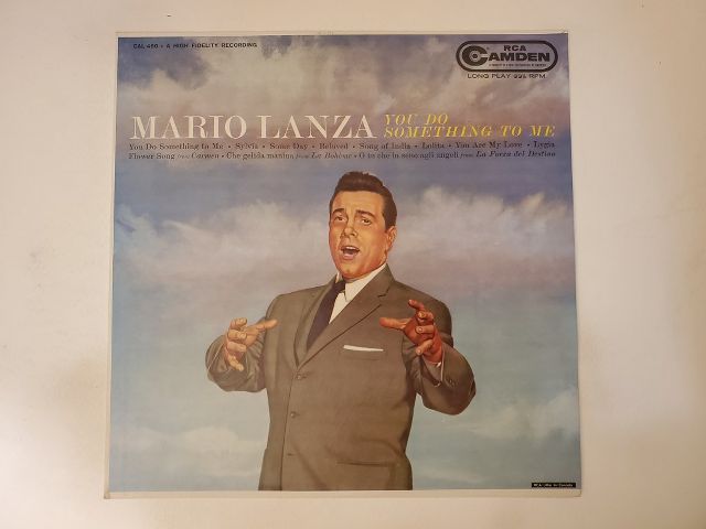 Mario Lanza You Do Something to Me vinyl record