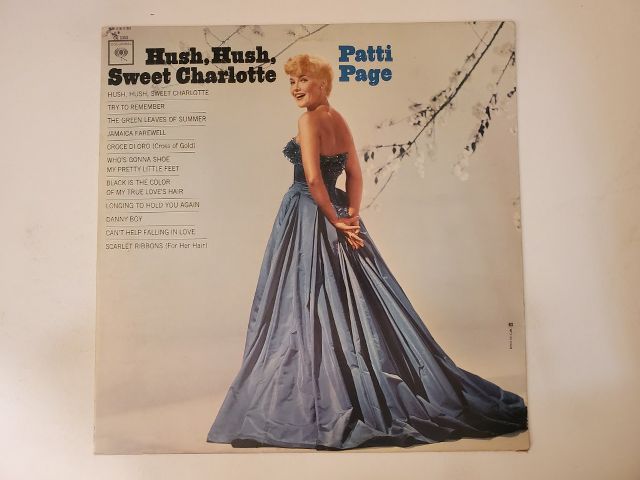Patti Page Hush, Hush, Sweet Charlotte vinyl record