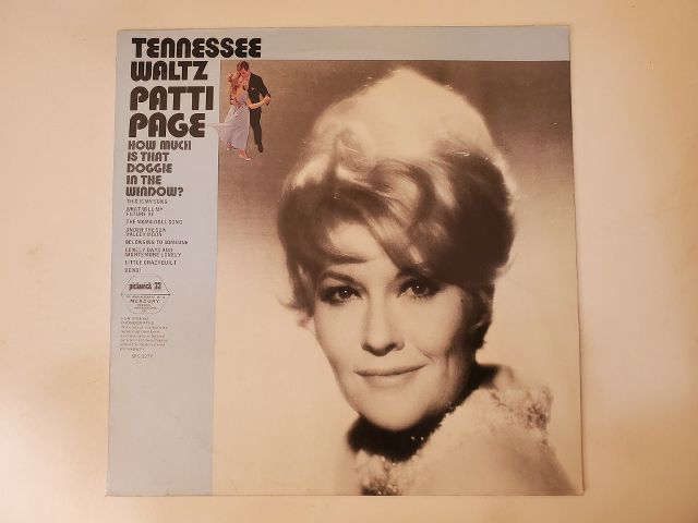 Patti Page Tennessee Waltz vinyl record