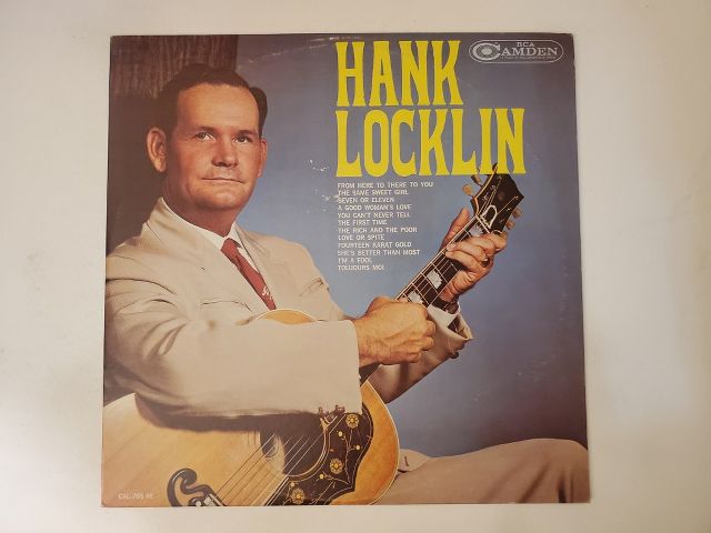 Hank Locklin (Unknown Album Title) vinyl record