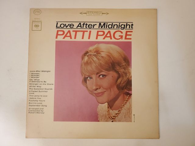 Patti Page Love After Midnight vinyl record