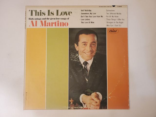 Al Martino This Is Love vinyl record