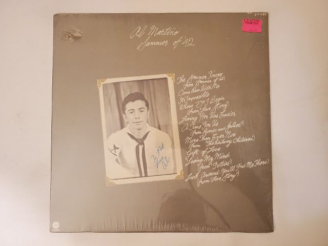 Al Martino Summer of '42 vinyl record