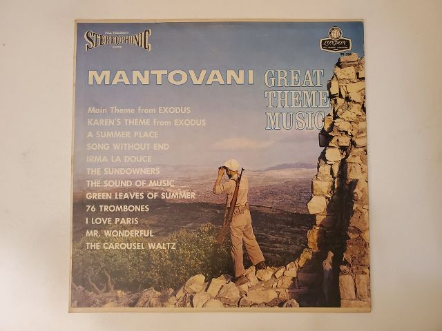 Mantovani Great Theme Music vinyl record