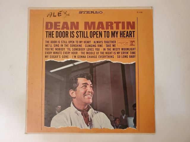 Dean Martin The Door Is Still Open to My Heart vinyl record