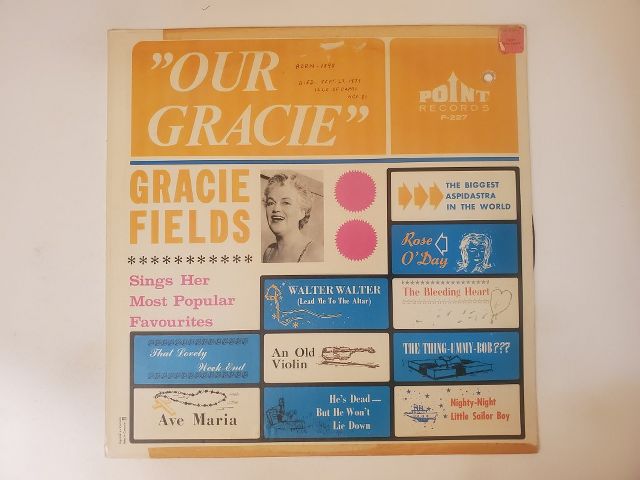 Gracie Fields Our Gracie vinyl record
