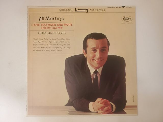 Al Martino I Love You More and More Every Day/Tears and Roses vinyl record