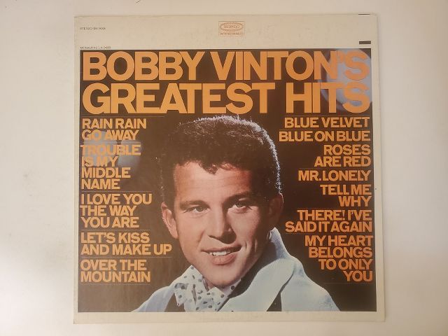 Bobby Vinton Bobby Vinton's Greatest Hits vinyl record