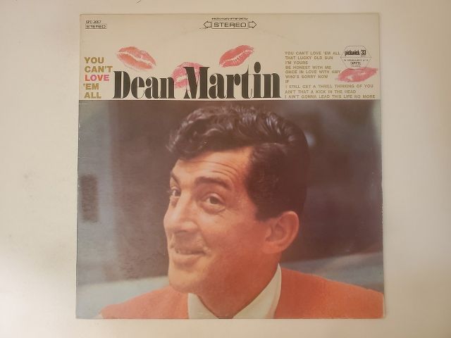 Dean Martin You Can't Love 'Em All vinyl record