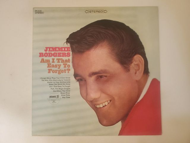 Jimmie Rodgers Am I That Easy to Forget vinyl record