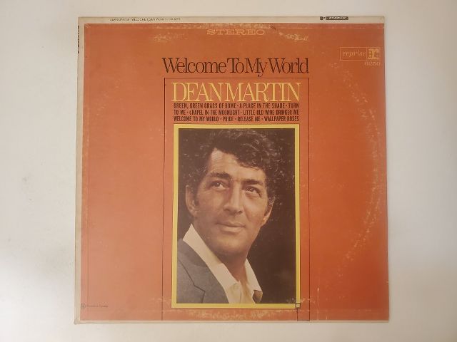 Dean Martin Welcome to My World vinyl record