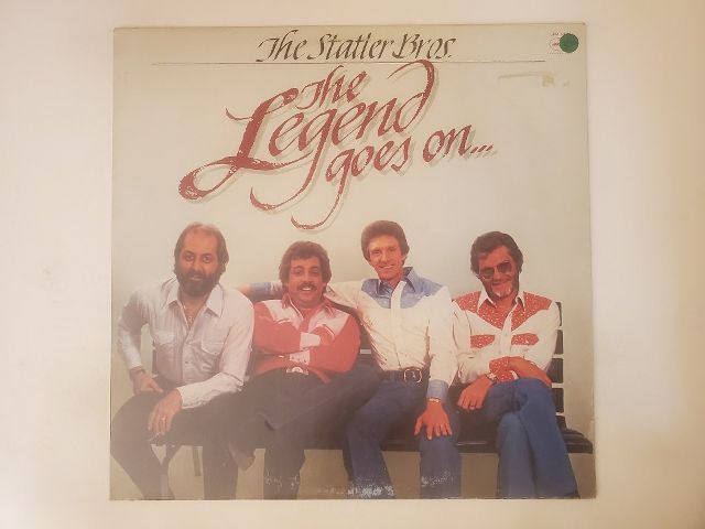 The Statler Brothers The Legend Goes On vinyl record